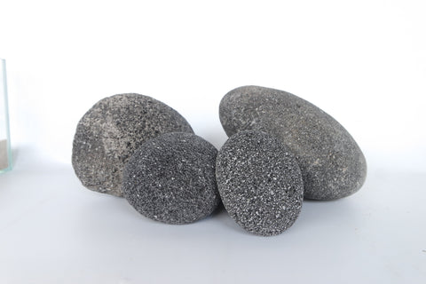 Natural Products River Rocks Smooth Black Lava 20Kg Natural Products River Rocks Smooth Black Lava 20Kg